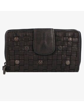 Harbour 2nd Lucinda Leather Wallet RFID Protection Dark Ash